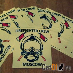 Наклейки Firefighter Crew